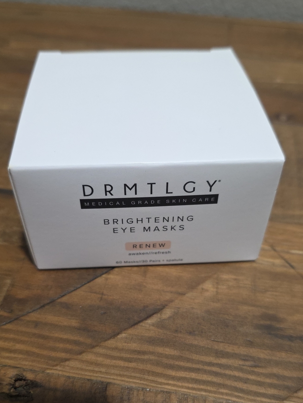 DRMTLGY Brightening Eye Masks--NEW IN BOX